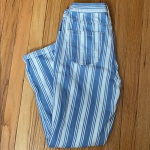 American Eagle Striped Jeans